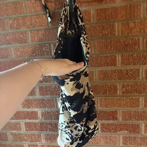 Tropical Escape One Piece Animal Remix Halter Bathing Suit Size 10 - Picture 7 of 7